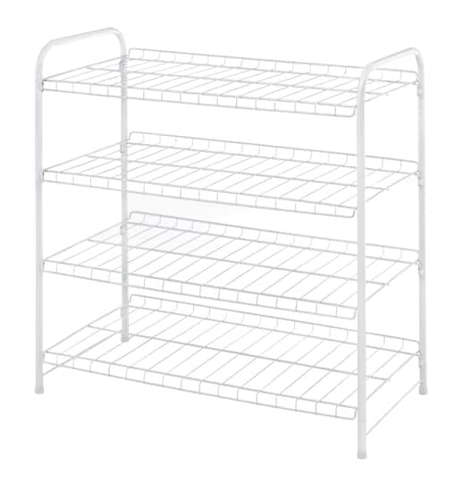 Whitmor 4 Tier Closet Shelves, White